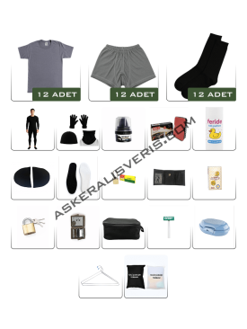 12'li <strong>KIŞLIK TEMEL</strong> Havacı Askerlik Paketi