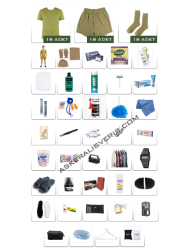 18'li <strong>KIŞLIK HER ŞEY DAHİL</strong> Karacı Askerlik Paketi