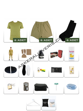 6'lı <strong>KIŞLIK TEMEL</strong> Jandarma Askerlik Paketi