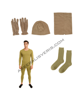 Askeri Termal İçlik Kışlık Set (6 Parça)