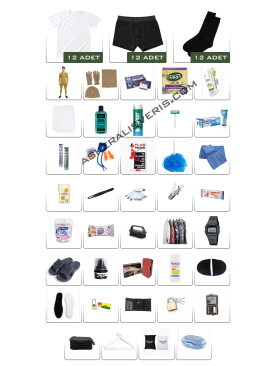 12'li <strong>KIŞLIK HER ŞEY DAHİL</strong> Denizci Askerlik Paketi