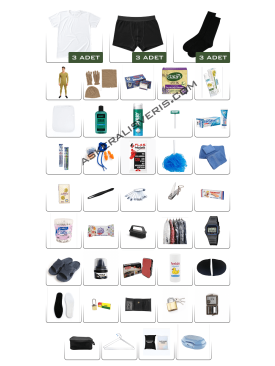 3'lü <strong>KIŞLIK HER ŞEY DAHİL</strong> Denizci Askerlik Paketi