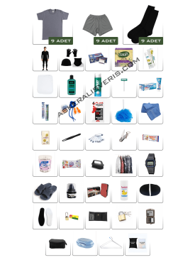 9'lu <strong>KIŞLIK HER ŞEY DAHİL</strong> Havacı Askerlik Paketi