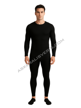 Siyah Termal İçlik Takımı (Alt-Üst)